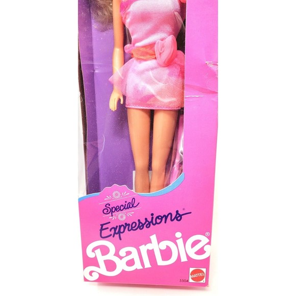 NRFB Barbie Special Expressions Woolworth's Special Limited 1990 Mattel #5504 - Picture 4 of 12